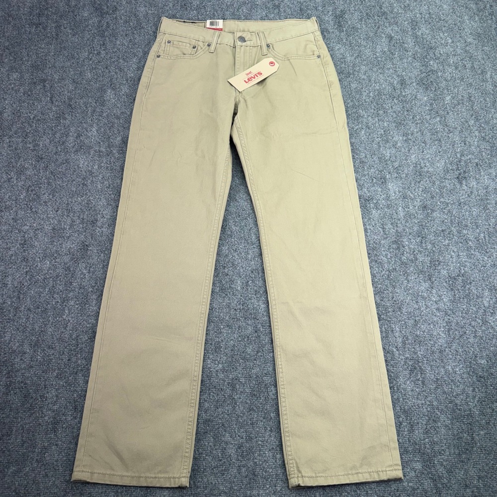 Levis Jeans‎ Mens 30x32 (Fits 31x31.5) Khaki 514 Straight Regular Cotton